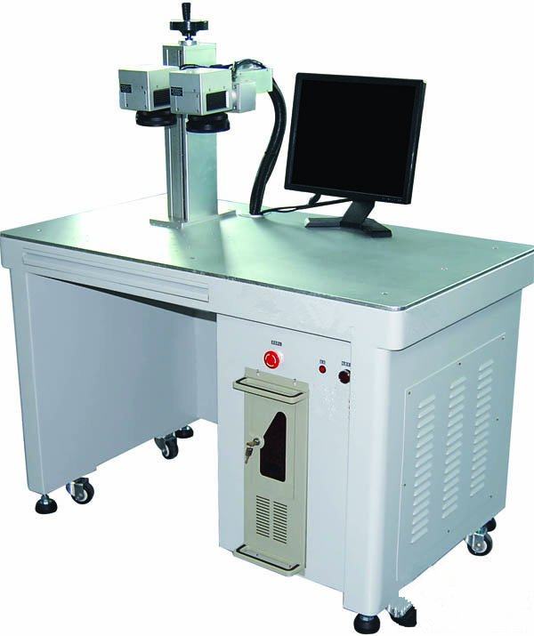 Doppelkopf-Faserlaser-Markiermaschine